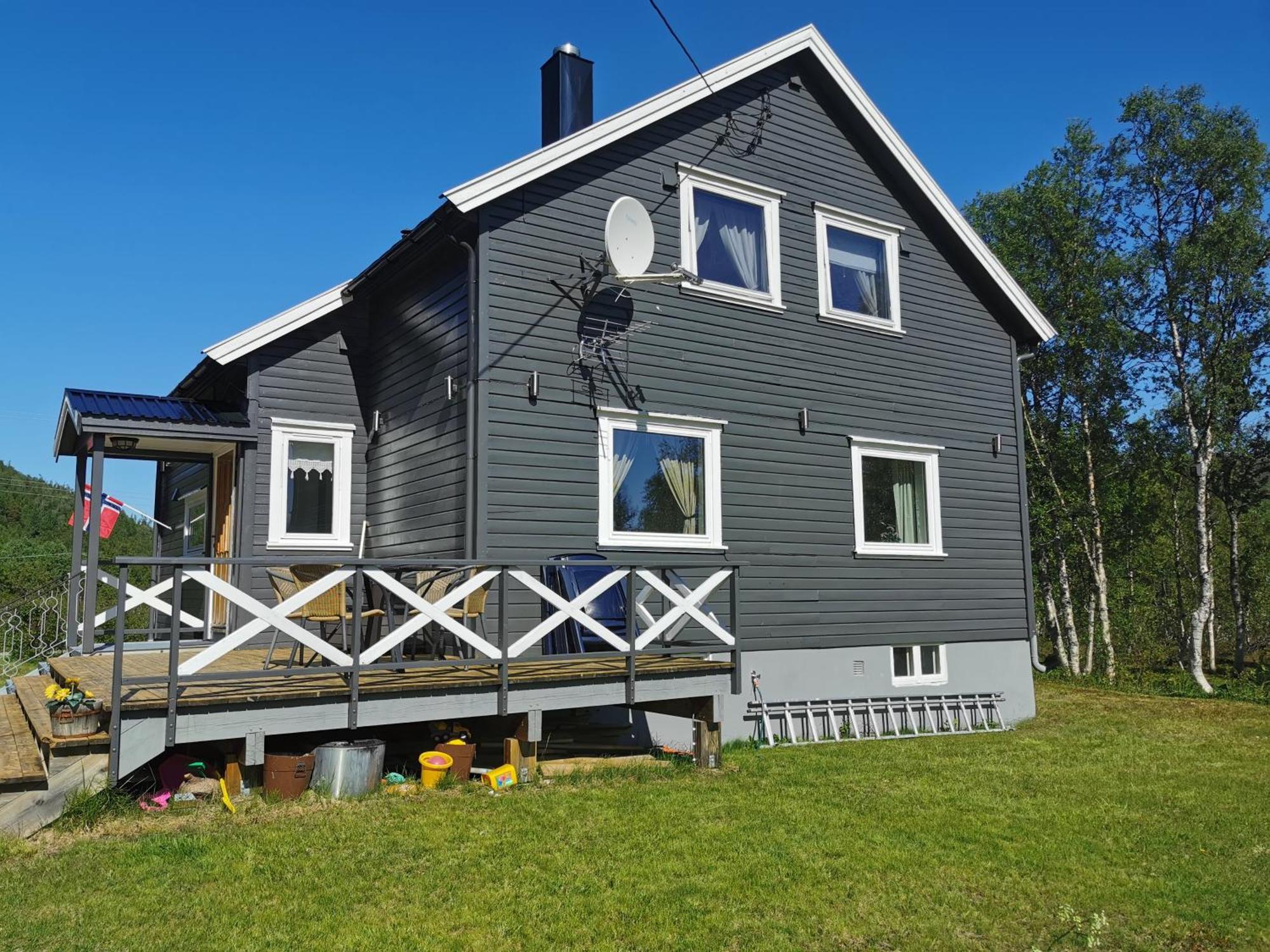 Villa Elvestua Gibostad Exterior foto